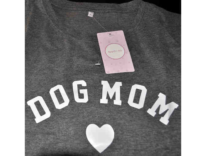 Grey Dog Mom T-Shirt - Size L