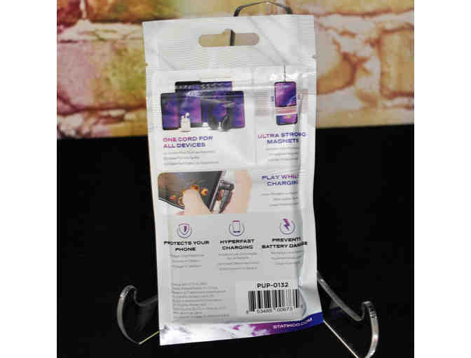 Statik Magnetic Tips - 3 Magnetic Connectors and 3' Charging Cable