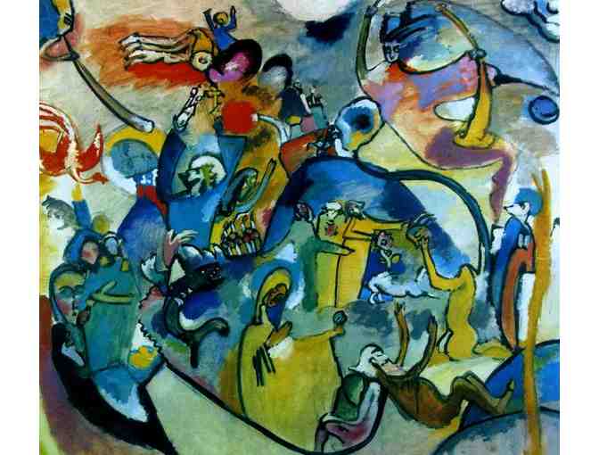 'All Saints Day II' by KANDINSKY: Leather Band ART Watch!