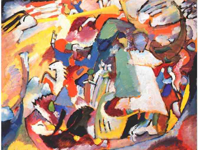 'Angel Of The Last Judgement' by KANDINSKY: Leather Band ART watch!