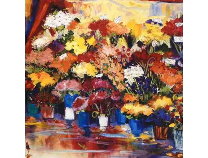 0-INV: 'SEINE FLEURS' by Renowned Artist Dorothy Spangler