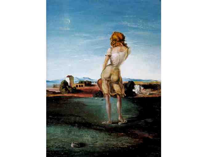 'Girl From Ampurdan' by DALI:   Leather ART watch!