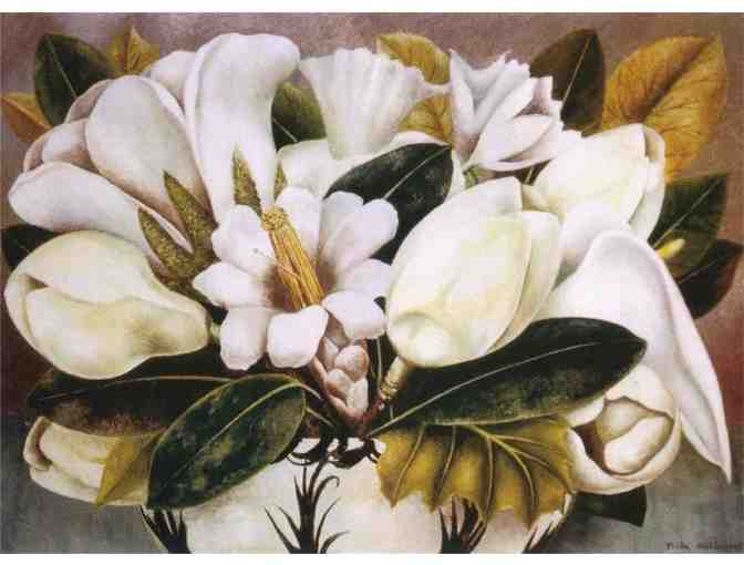 'Magnolias' by Frida KAHLO:   Leather ART WATCH !