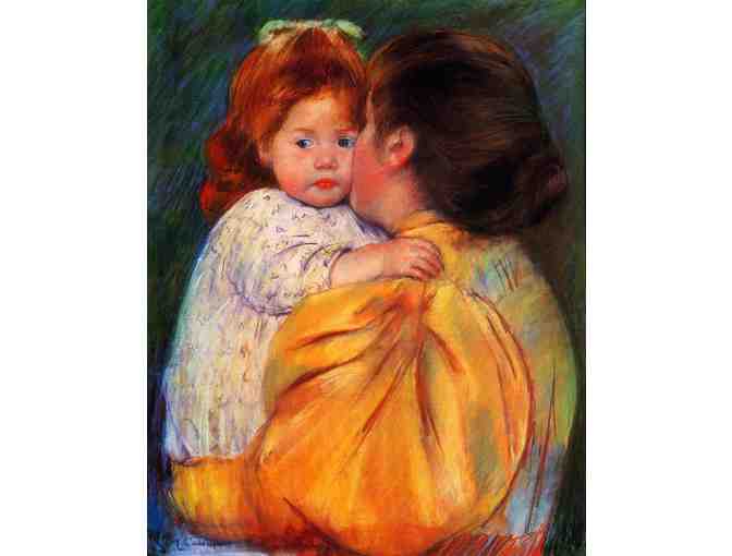 'Maternal Kiss' by Mary CASSATT:   Leather ART WATCH !
