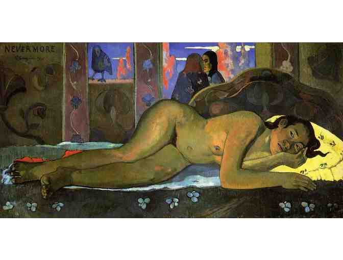 'Nevermore' by GAUGUIN: Leather ART WATCH !