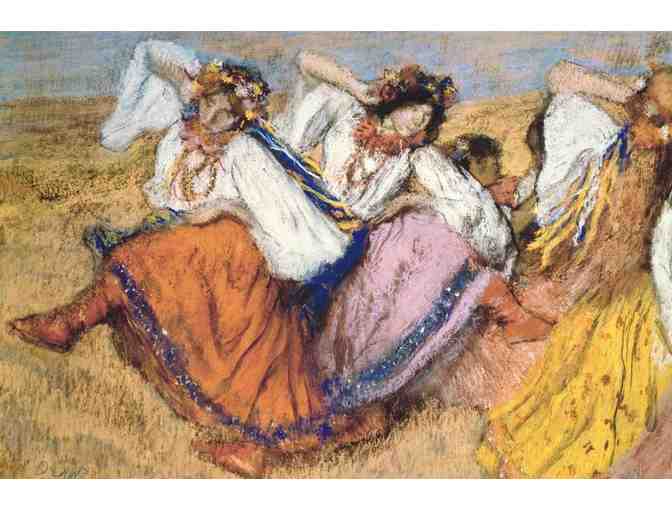 'Russian Dancers' by DEGAS:  Leather Band ART WATCH !