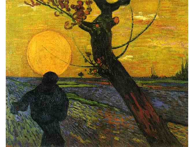 'Sower With Setting Sun' by Vincent VAN GOGH:   Leather Band ART WATCH !