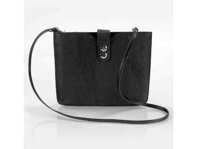 ***iLuxury! Black Leather iPad Sleeve! Made from Genuine Shark Leather!