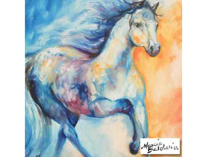 0-INV: 'Blue Runner' by Marcia Baldwin