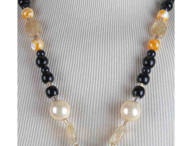 Handcrafted, Unique: 1/KIND GEMSTONE NECKLACE #431