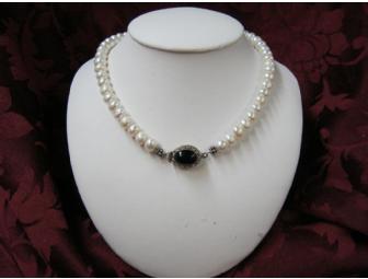 Genuine Pearl Necklace with Special Features