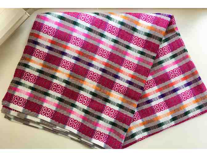 Square Tablecloth with traditional Guatemalan hot sauces