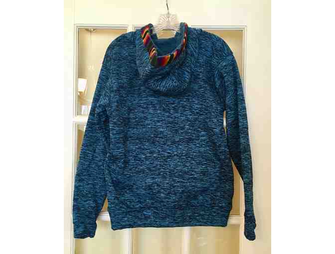 Zip up Turquoise Guatemalan Sweatshirt