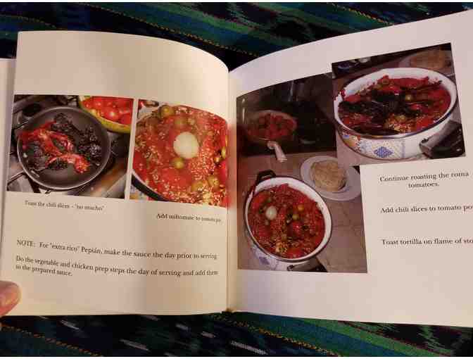 Wendy's Pepian Recipe Basket - Gorgeous book and Guatemalan ingredients