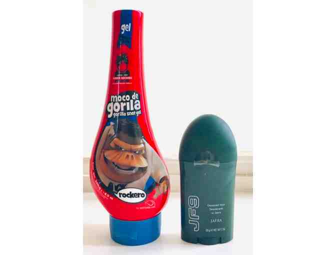 Leather toiletry bag