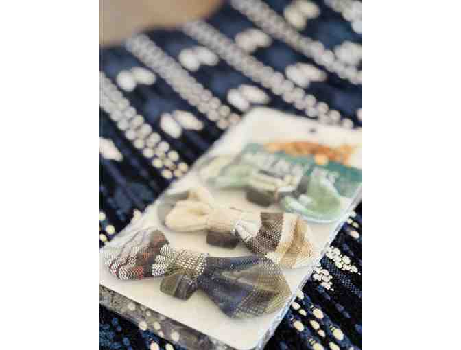 Guatemalan Traditional Fabric Pet Bow Ties - Set of 3