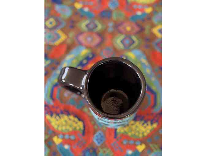 Fridas Restaurant Black Ceramic Mug