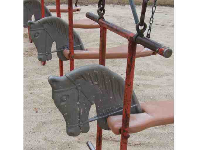 Horse - Vintage Cast Aluminum Swing Rider Head