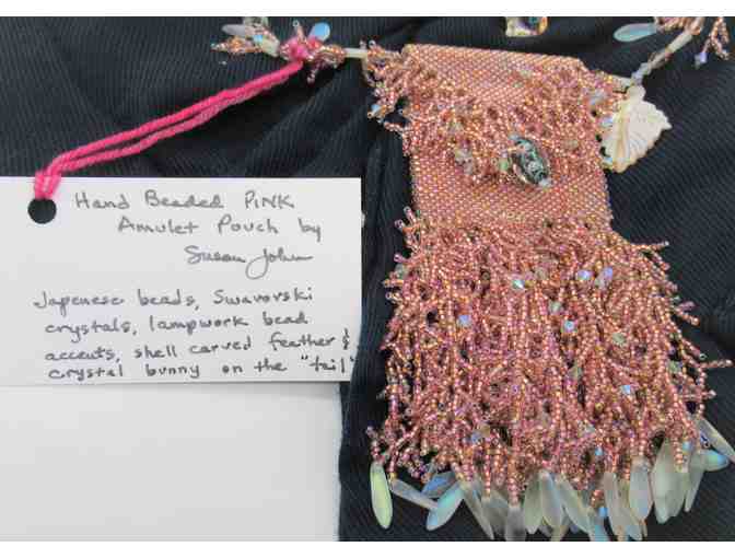 Hand-Beaded Amulet Pouch
