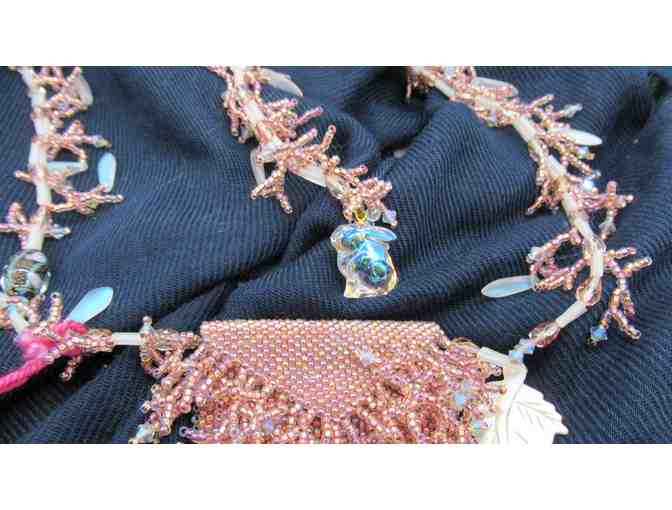 Hand-Beaded Amulet Pouch