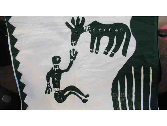 Folk Art Applique Wall Hanging