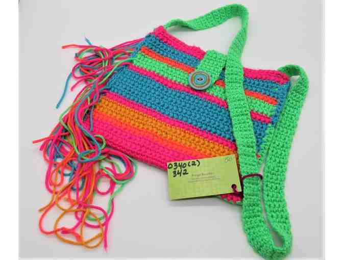 Hand-Crocheted Handbag