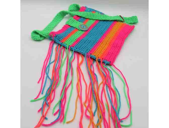 Hand-Crocheted Handbag