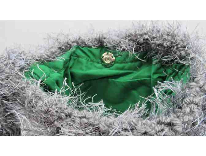Knitted Handbag - Gray Fox