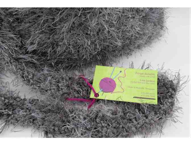 Knitted Handbag - Gray Fox