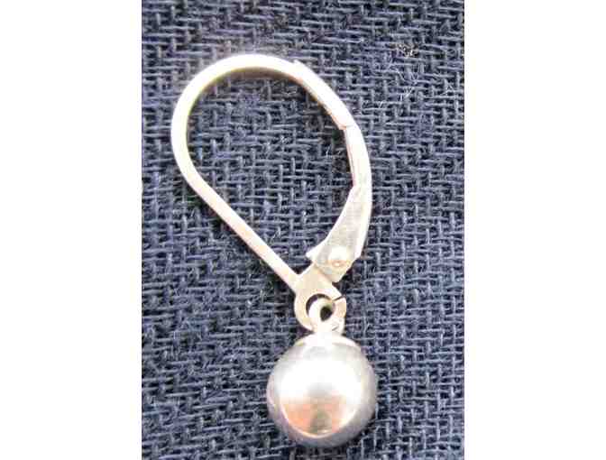 Baroni Silver Bead Earrings