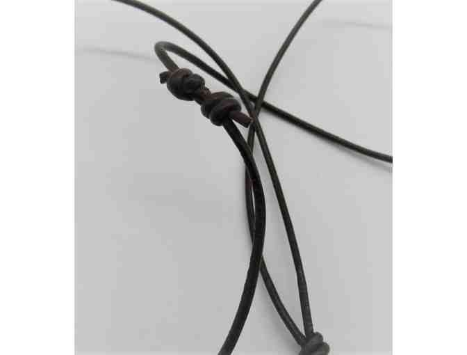 Blown Glass Pendant on a Cord