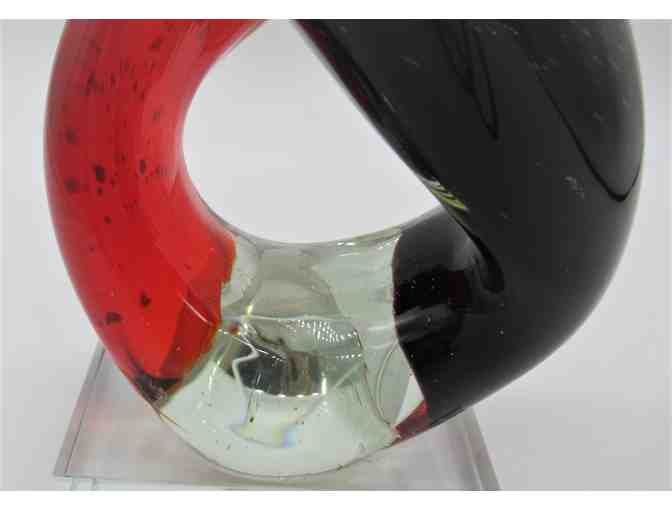 Graceful Glass Sculpture