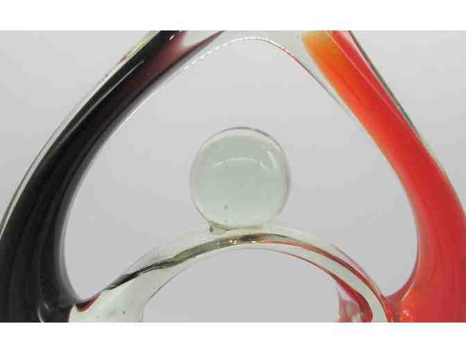 Graceful Glass Sculpture