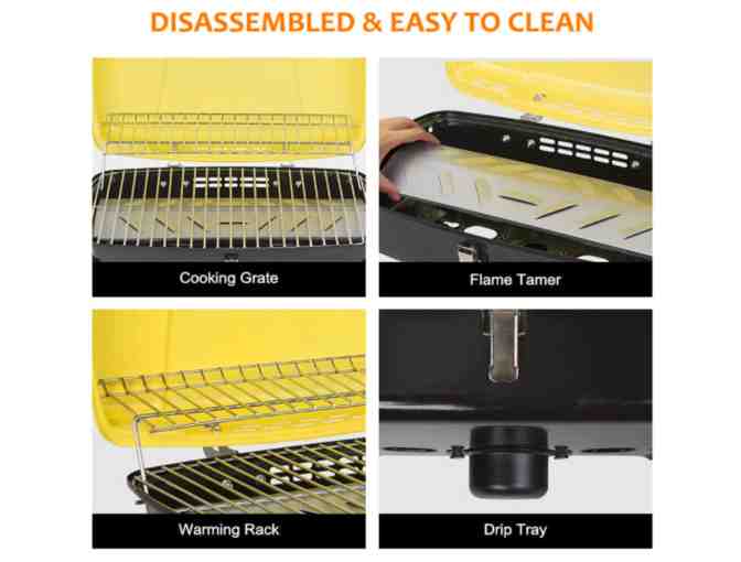 Camplux Portable Tabletop Gas Grill