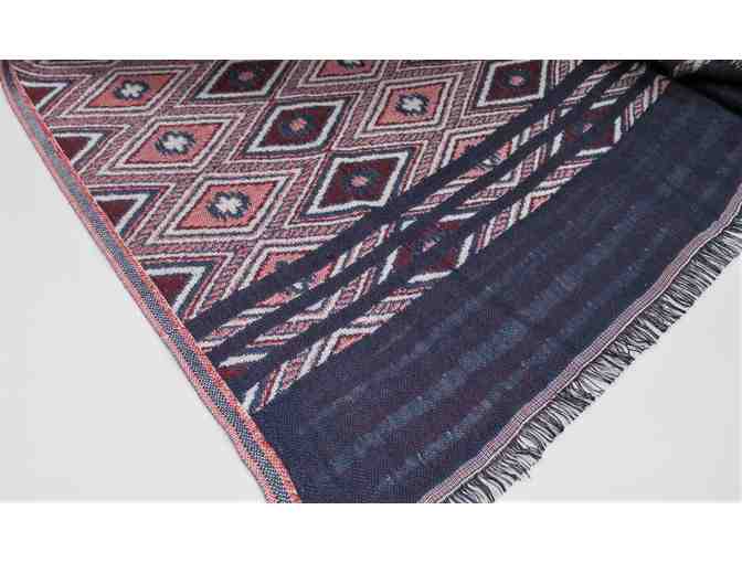 Reversible Diamond-Pattern Scarf