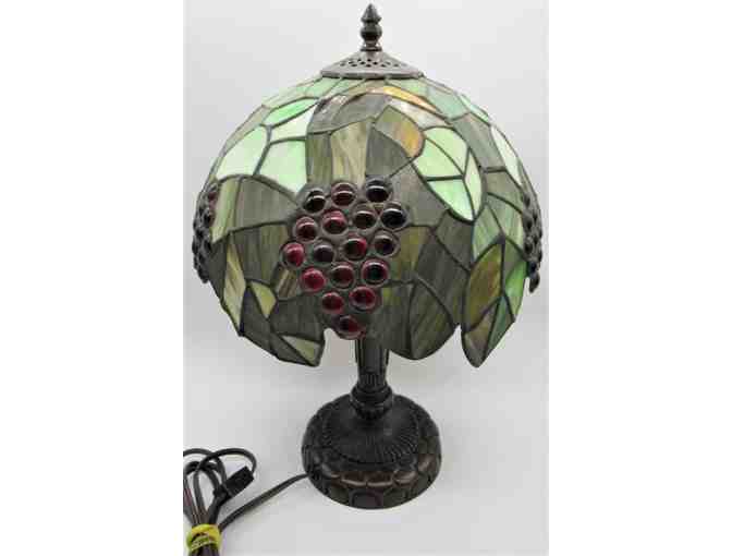 Stained Glass Library Lamp