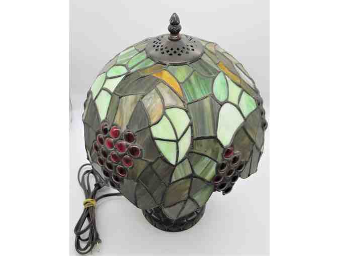 Stained Glass Library Lamp