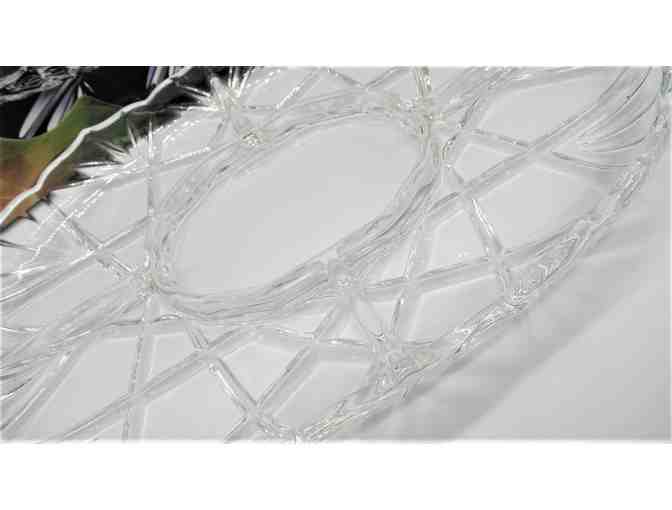 Mikasa Crystal Glass Divided Relish Tray