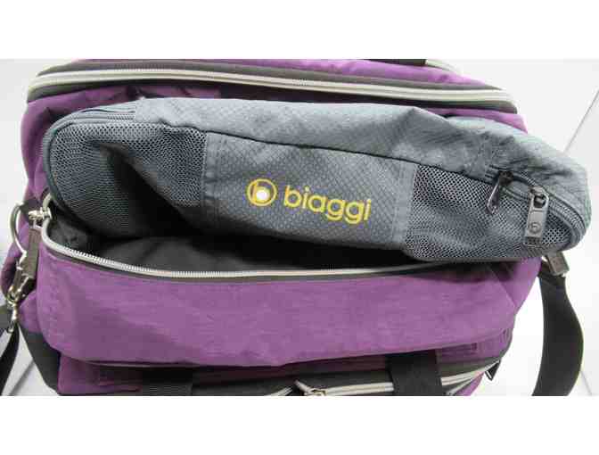 Biaggi Zipsak Expandable Under Seat/Carry On Luggage Bag w/Wheels