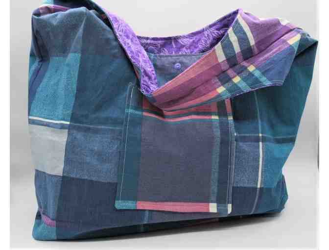 Purple Dragonfly Fabric Schlepping Bag