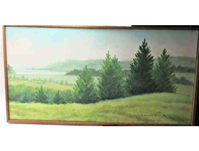 Helen Vatcher Painting - View of Humboldt Bay from Loleta