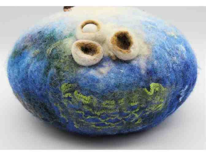 Wet-Felted Humboldt Bay Bowl