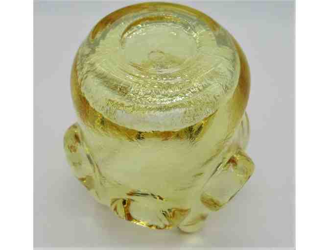 Fire and Light Citrus Yellow Splash Votive Holder