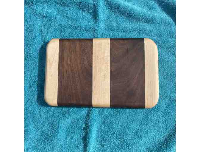 Maple and Walnut Striped Cutting Board Set