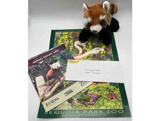 Sequoia Park Zoo Goody Bag with 4 General Admission One-Day Passports