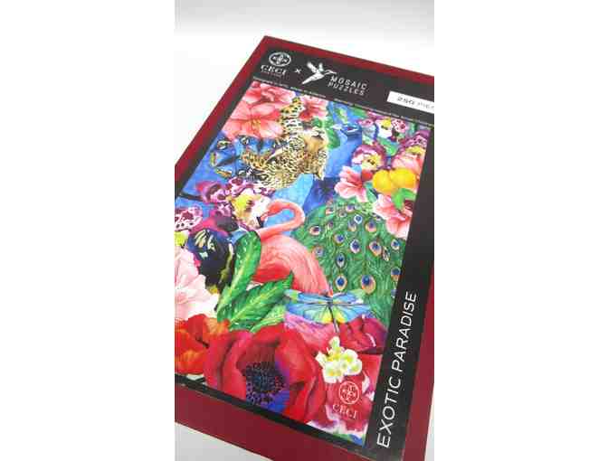 Mosaic Puzzles 250 Piece Wooden Jigsaw Puzzle Exotic Paradise Ceci NY