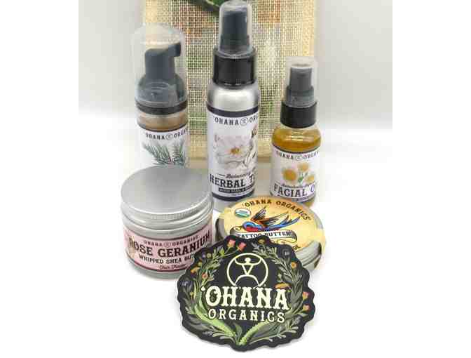 Ohana Organics Facial Skin Care Gift Bag Plus Tattoo Butter & Shea Butter