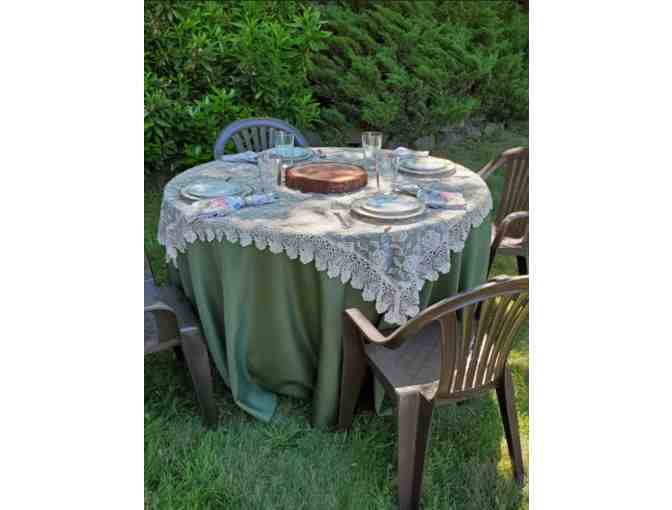 Wedding or Garden Party Event Tablecloth Sets for 7 Tables - Photo 1