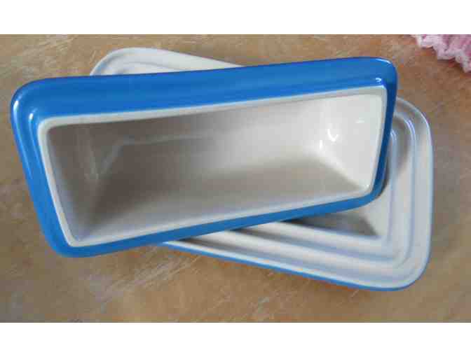Le Creuset Stoneware Cobalt Blue Butter Dish