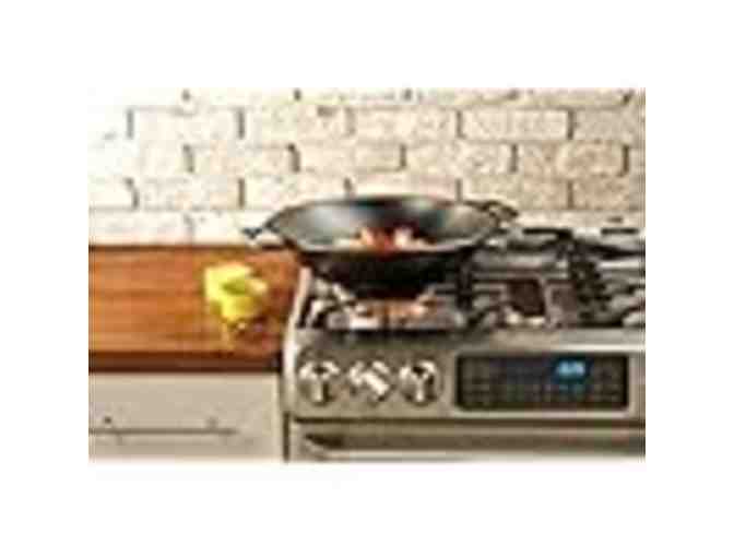 Lodge Cast Iron Wok with Custom Lid